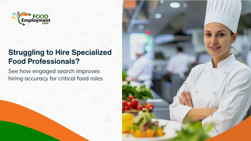 Engaged search strategy for specialized food industry hiring